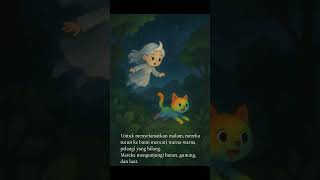 #dongeng - Putri Bulan dan Kucing Pelangi #duniadongeng #dongenganak #fairytales #ceritaanak