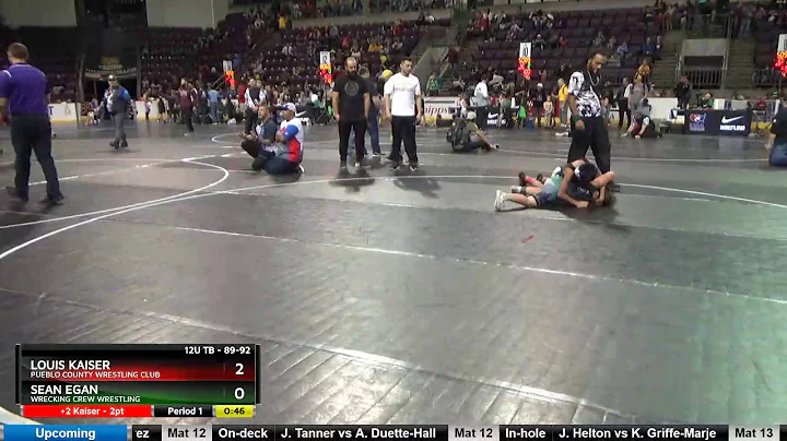 12u Tb 89-92 Louis Kaiser Pueblo County Wrestling ...