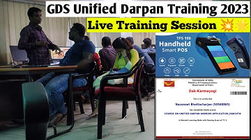 Gramin Dak Sevak | GDS Unified Darpan Android Application Prarambh Training 2023 | Live Training