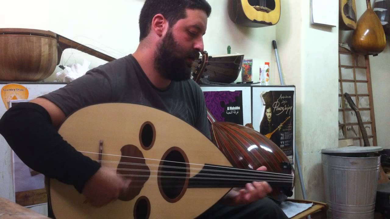 bashir style oud tuned arabic played by Kyriakos Tapakis made by D