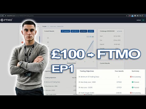 £100 TO FTMO FOREX TRADING CHALLENGE | EP4