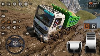 HEAVY 12 WHEELS BHARAT BENZ TRUCK EXTREME OFF-ROAD CHALLENGE | BUS SIMULATOR INDONESIA 🚛o screenshot 1
