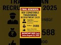 BSF Constable Tradesman Recruitment 2025 Last date today