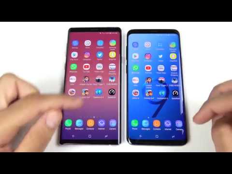 Galaxy Note 9 vs Galaxy S9 Plus !! which is faster