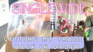 💗NEW💗 SINGLEWIDE | CLEANING MOTIVATION | GETTING MY HOME BACK IN ORDER