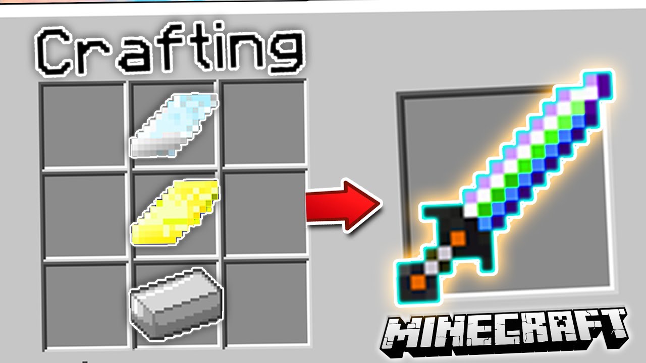 CRAFTING THE ULTIMATE MINECRAFT SWORD!! (EP 2) - YouTube