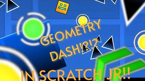 Finally made THE GEOMETRY DASH IN SCRATCH JR. PART 1