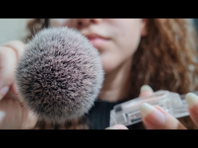 asmr caseiro - maquiando você rapidinho para a aula 💫