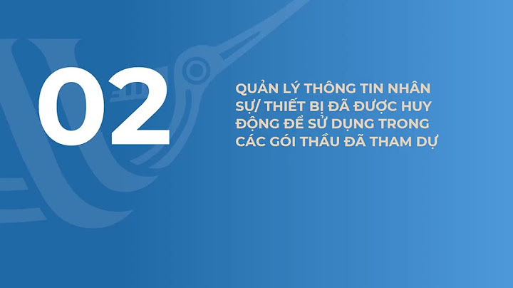 Hướng dẫn sử dụng đấu thầu qua mạng	Informational, Transactional