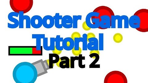 Shooter Game tutorial Part 2 (Scratch)