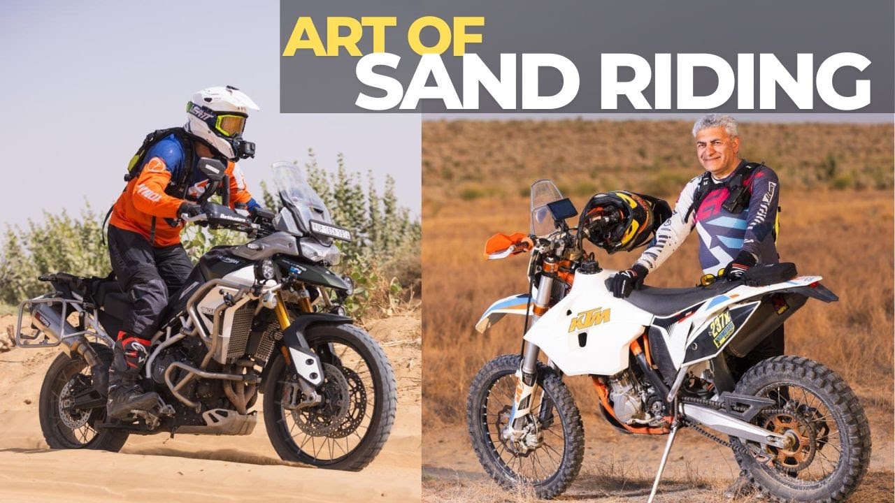 Basics of Sand Riding with Vijay Parmar |  @Triumph Motorcycles India  Ride & Learn 2025