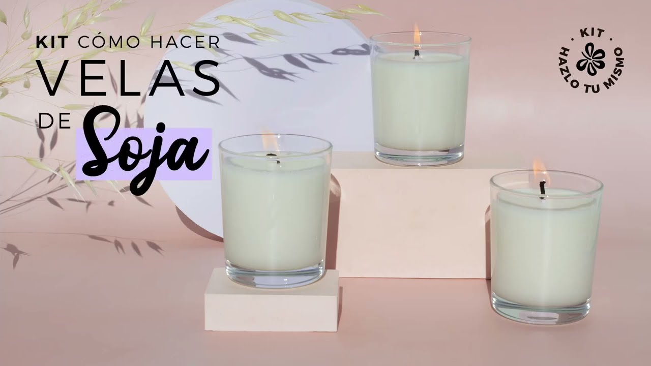 Cómo hacer velas de soja - Kit para velas de soja - TIPS para velas