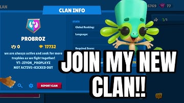 MY NEW CLAN!! JOIN UP CLAN NAME IN COMMENTS
