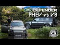 V8 Vs PHEV: New Land Rover Defender P525 and P400e full review