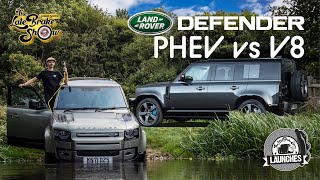 V8 Vs PHEV: New Land Rover Defender P525 and P400e full review