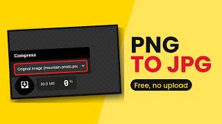 Details How to convert PNG to JPG for free (Squoosh) Update