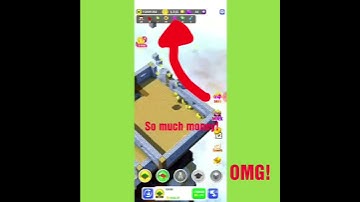 OMG! 30 second whole big action in tower craft (more than trillions of money!) #shorts