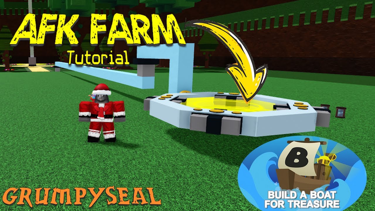 AFK grinder TUTORIAL in BUILD A BOAT for treasure