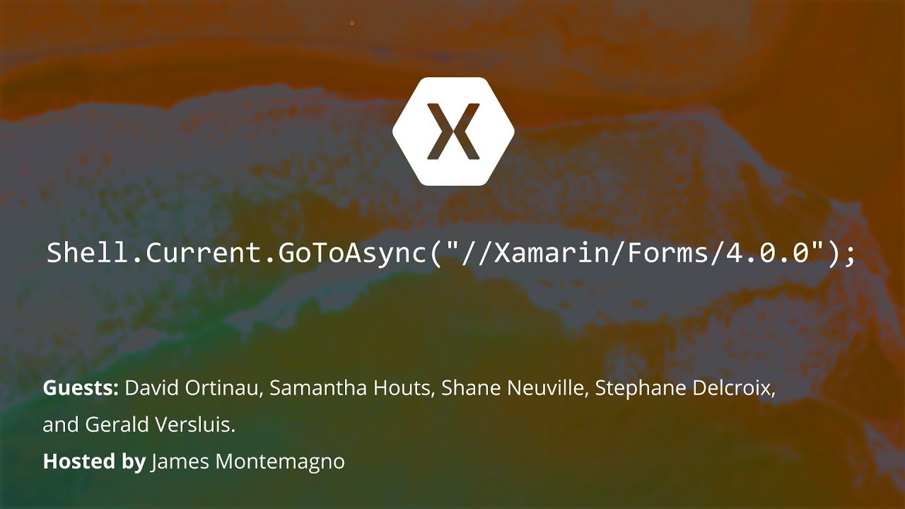 Xamarin.Forms 4.0.0: Launch-Event als Aufzeichnung ansehen