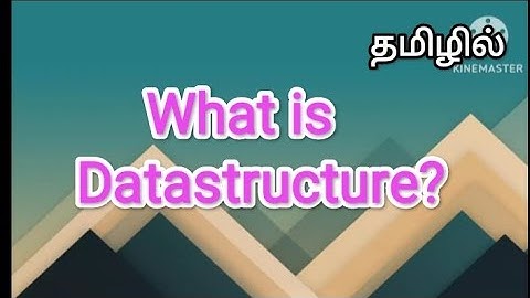 What is datastructure? | datastructure in tamil #datastructure, #sscomputerstudies , #videos