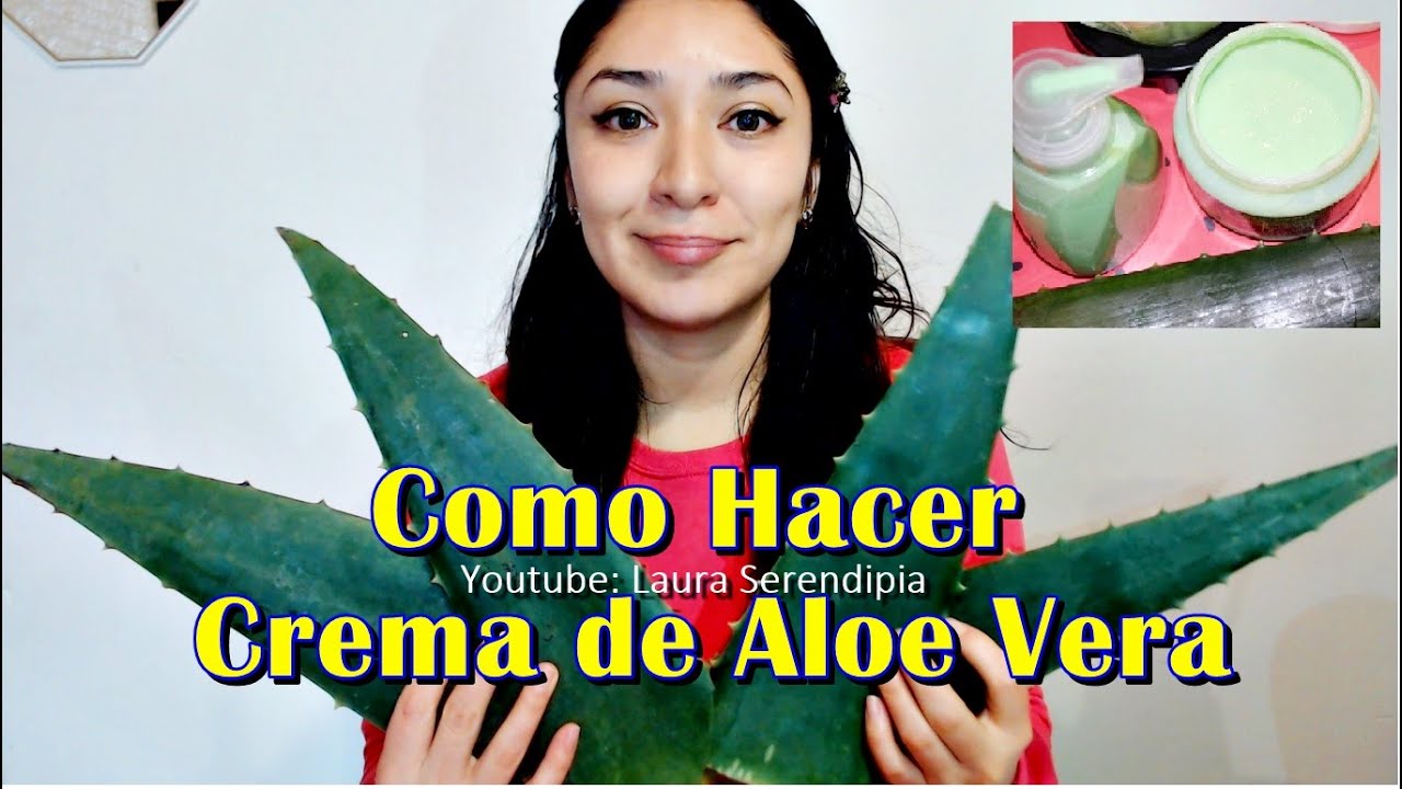 Como Hacer GEL CREMA DE ÁLOE VERA /Quitar Manchas en la Cara YouTube