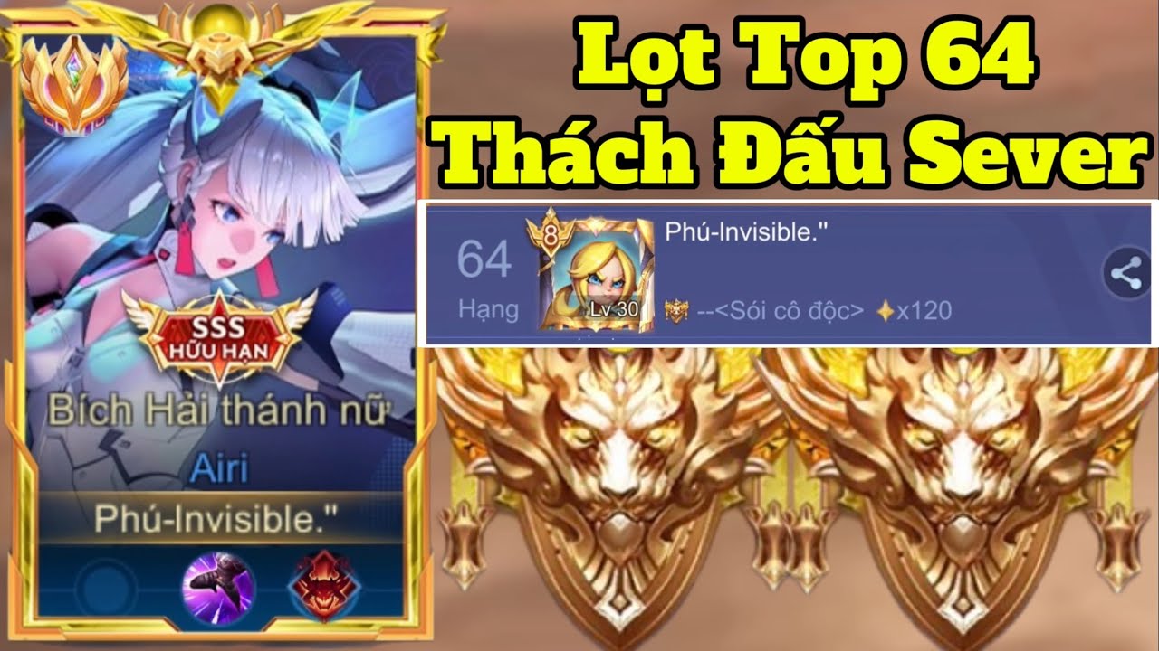 ( Solo Rank ) Lọt Top 64 Thách Đấu Sever Việt Nam.