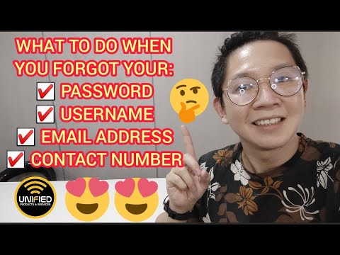 HOW TO FORGOT PASSWORD AND OTHER LOGIN DETAILS? | UNIFIED PRODUCTS AND SERVICES