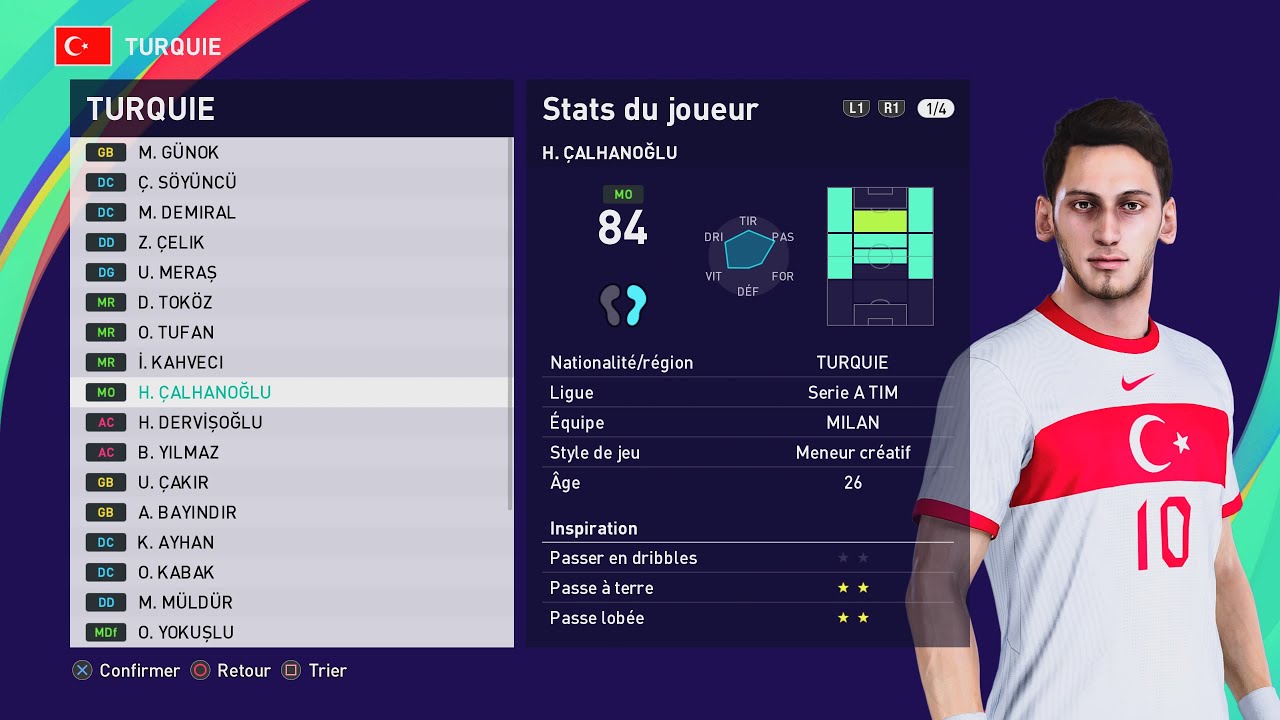 Euro Turkey Nt Players Pes 21 Youtube