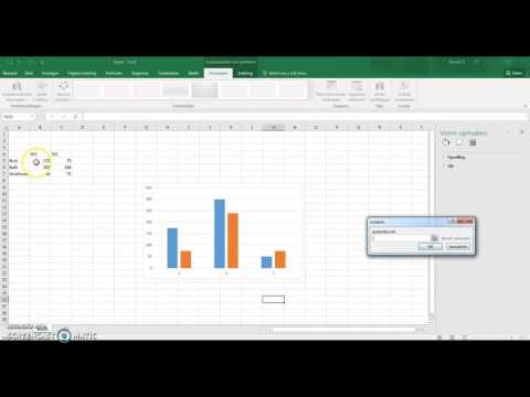 Hoe maak ik een staafdiagram in Excel? Windows