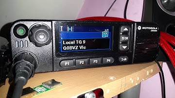 Dmr simplex qso with g0bvz/p  around 90 miles