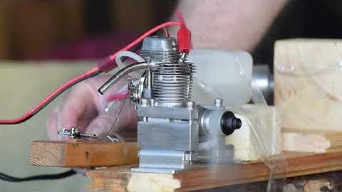 Enya 53-4C, Testlauf nach Ventilgetriebe Umstellung