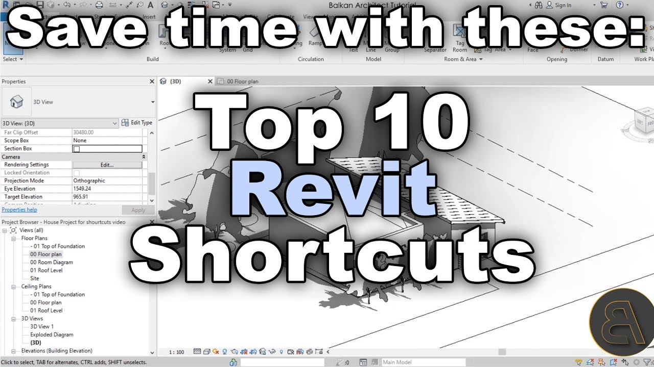 Top 10 revit shortcuts tutorial youtube
