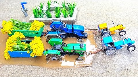 diy tractor stuk in mud mini science project || Part- 24 ||@topminigear