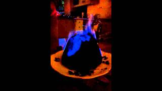 Setting fire to the Christmas Pudding