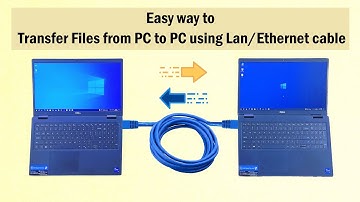 Easy way to transfer files from PC to PC using LAN / Ethernet cable