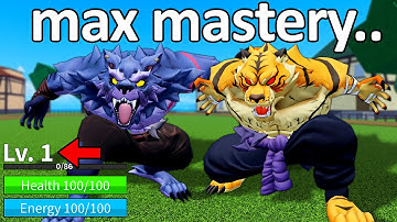 Level 1 With MAX Tiger and Werewolf in Blox Fruits