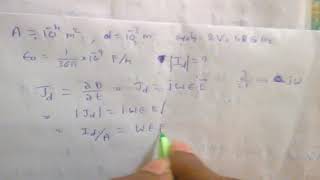 ISRO Previous Year | 2017 MAY | ECE PAPER Solution Regarding Displacement Current Density
