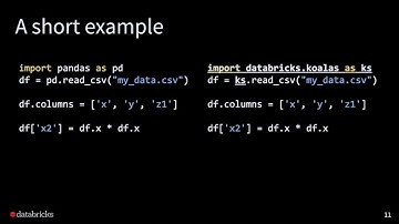 Koalas: Making an Easy Transition from Pandas to Apache Spark -Tim Hunter & Takuya Ueshin