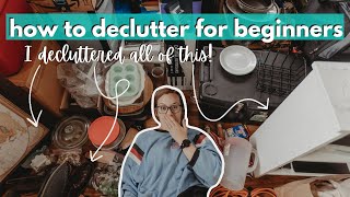 TIPS FOR DECLUTTERING! I decluttered my entire home, here's what I learned