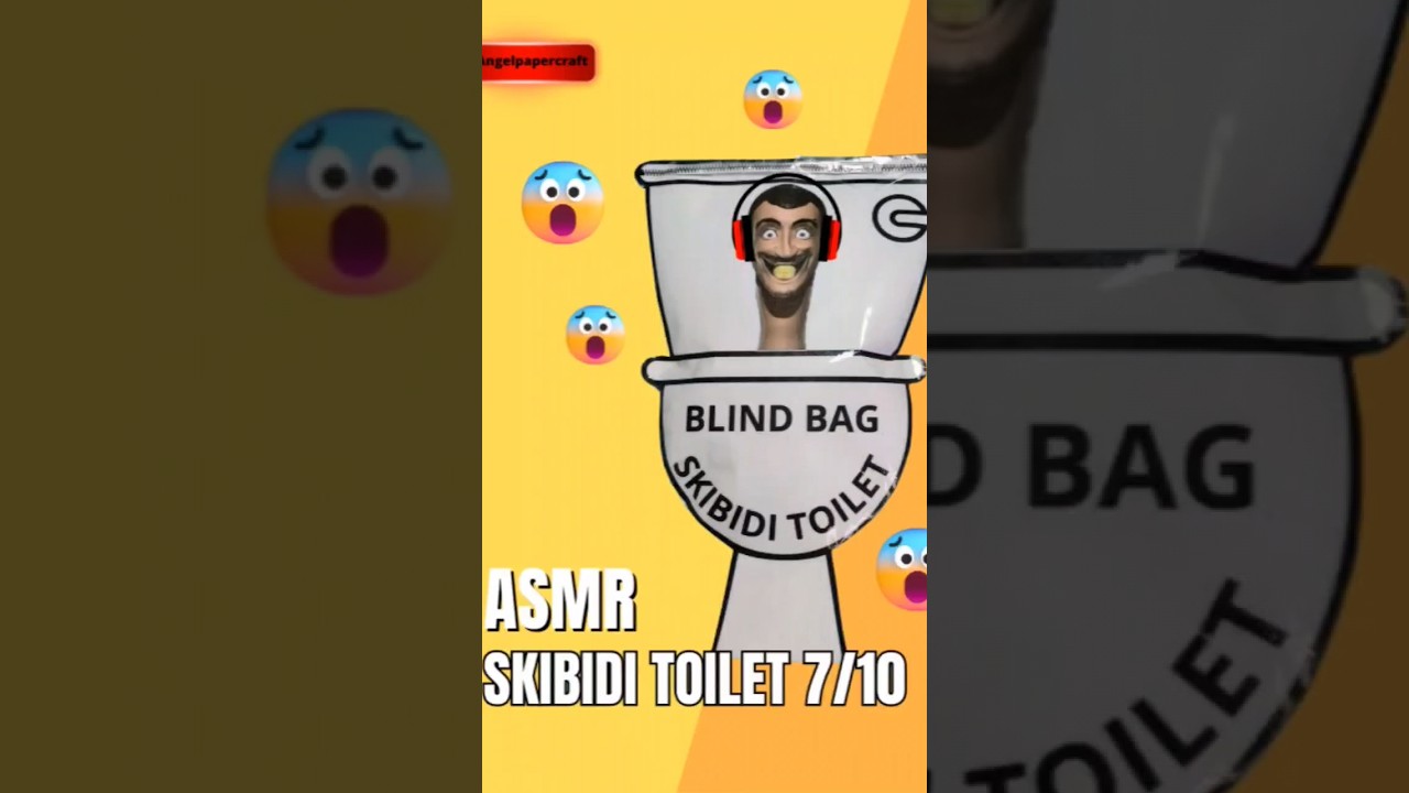 skibidi toilet blind bag asmr no.7/10,skibidi toilet blind bag asmr,