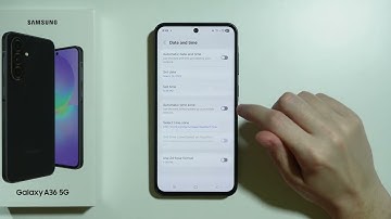Samsung Galaxy A36 5G: How to Change Date & Time