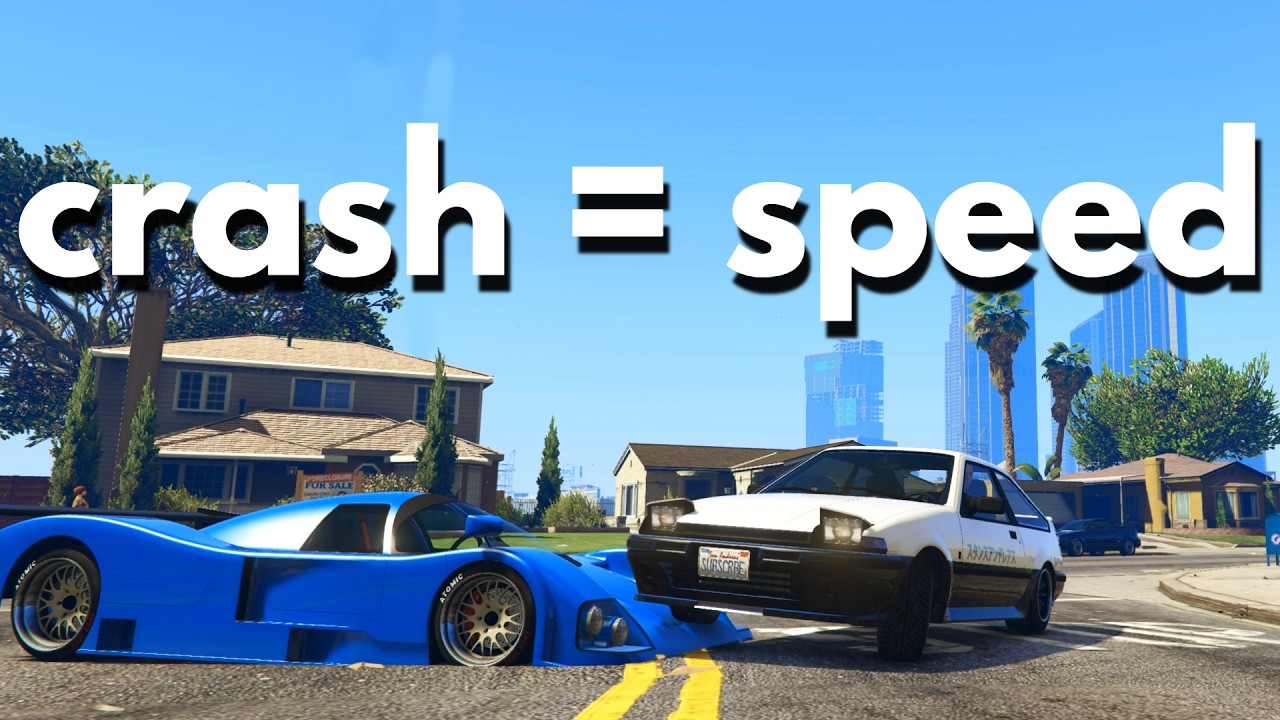 Как ехать быстрее, врезаясь в машины в GTA 5