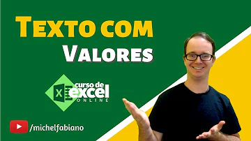 Como atribuir um valor a uma letra no Excel?