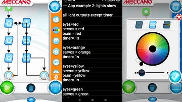 MeccaNoid - New App Example 2 -🌈Light Show - G15, 2.0, G15ks & XL 2.0