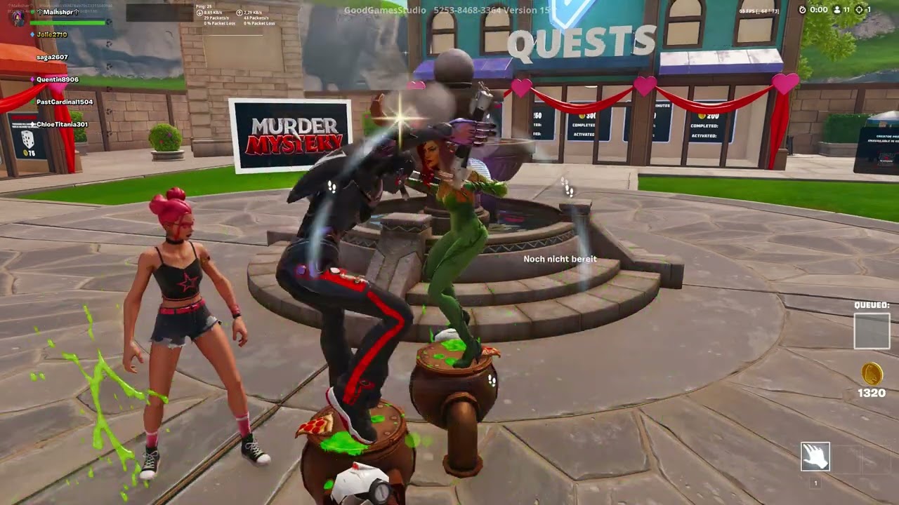 Emote battle in Murder Mystery