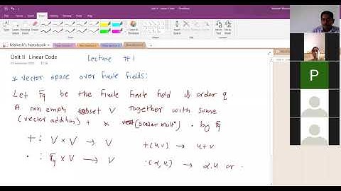 Vector Space Over Finite field