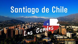 Santiago de Chile: Las Condes desde un dron (4K cinematic footage)