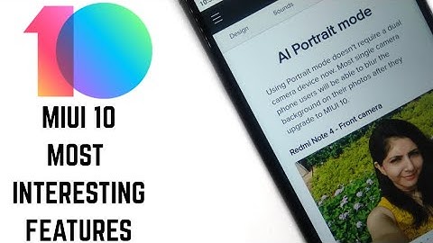 Miui 10 Ai Portrait Mode Supported Device!Redmi Note 4/Redmi 4