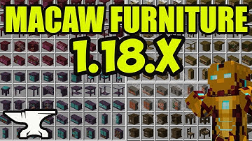 FURNITURE MOD 1.18.2 minecraft - how to download Macaw Furniture Deco mod 1.18.2 FORGE