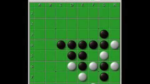 A game of Reversi (also called Othello)